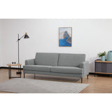 NNEDSZ Ariya 3 Seater Sofa Fabric Uplholstered Lounge Couch - Light Grey