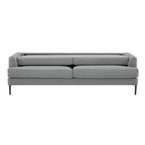 NNEDSZ Ariya 3 Seater Sofa Fabric Uplholstered Lounge Couch - Light Grey