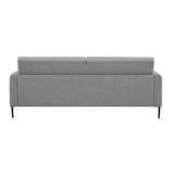 NNEDSZ Ariya 3 Seater Sofa Fabric Uplholstered Lounge Couch - Light Grey