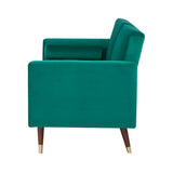 NNEDSZ Livia 3 Seater Sofa Bed Fabric Uplholstered Lounge Couch - Green