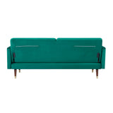 NNEDSZ Livia 3 Seater Sofa Bed Fabric Uplholstered Lounge Couch - Green