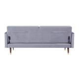 NNEDSZ Livia 3 Seater Sofa Bed Fabric Uplholstered Lounge Couch - Gey