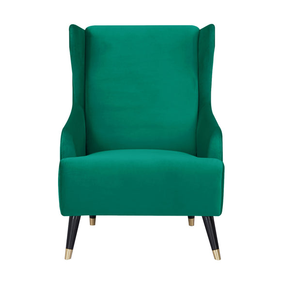 NNEDSZ Sylvia Accent Sofa Arm Chair Fabric Uplholstered Lounge Couch - Green