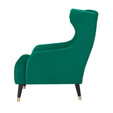 NNEDSZ Sylvia Accent Sofa Arm Chair Fabric Uplholstered Lounge Couch - Green