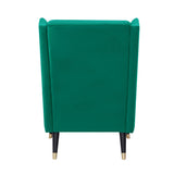 NNEDSZ Sylvia Accent Sofa Arm Chair Fabric Uplholstered Lounge Couch - Green