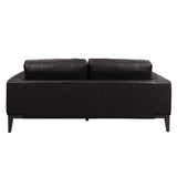 NNEDSZ 2 + 3 Seater Sofa Leather Upholstered Lounge Set - Chocolate