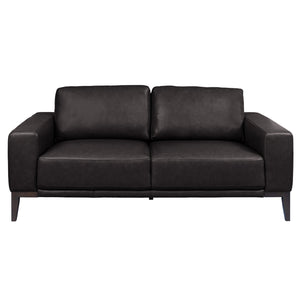 NNEDSZ 3 Seater Sofa Leather Upholstered Lounge - Chocolate