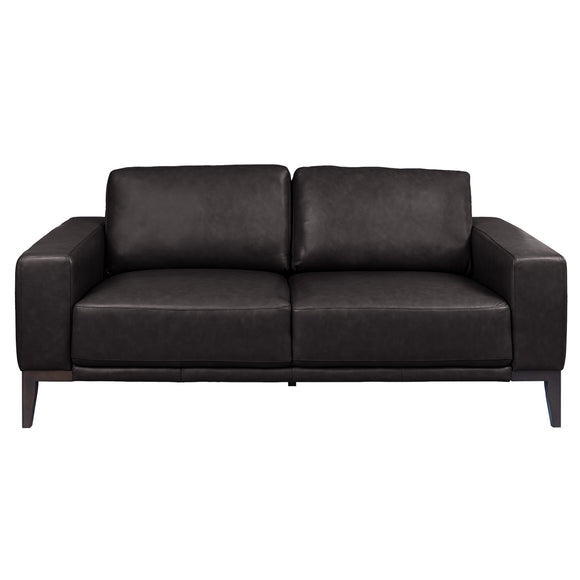 NNEDSZ 3 Seater Sofa Leather Upholstered Lounge - Chocolate