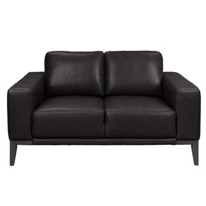 NNEDSZ 2 Seater Sofa Leather Upholstered Lounge - Chocolate