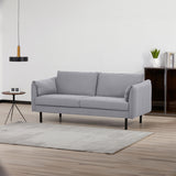 NNEDSZ Channel 3 Seater Fabric Sofa Lounge Couch Grey