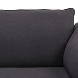 NNEDSZ Channel 3 Seater Fabric Sofa Lounge Couch Charcoal