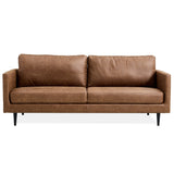 NNEDSZ Athena 3 Seater Sofa Fabric Uplholstered Lounge Couch - Saddle