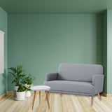 NNEDSZ Brianna 3 + 2 Seater Sofa Fabric Uplholstered Lounge Couch - Light Grey