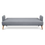 NNEDSZ Brianna 3 + 2 Seater Sofa Fabric Uplholstered Lounge Couch - Light Grey