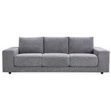 NNEDSZ Eliana 4 Seater Sofa Fabric Uplholstered Lounge Couch - Fog