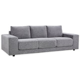 NNEDSZ Eliana 4 Seater Sofa Fabric Uplholstered Lounge Couch - Fog