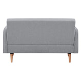 NNEDSZ 2 Seater Fabric Sofa Lounge Couch Grey