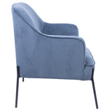 NNEDSZ Leah Fabric Armchair Occasional Accent Arm Chair Blue