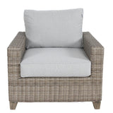 NNEDSZ Sophy 1 Seater Wicker Rattan Outdoor Sofa Chair Lounge