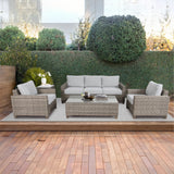 NNEDSZ Sophy 1 Seater Wicker Rattan Outdoor Sofa Chair Lounge