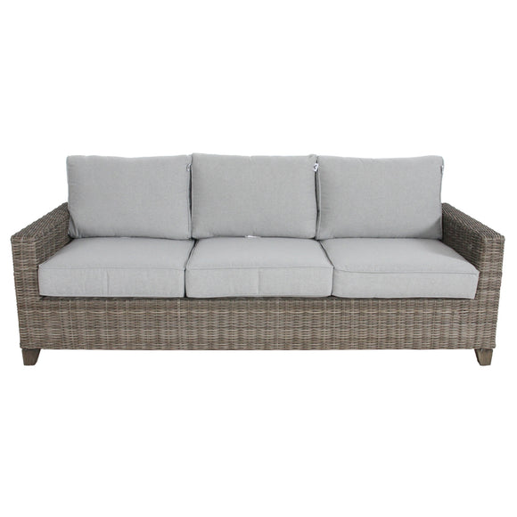 NNEDSZ Sophy 3 Seater Wicker Rattan Outdoor Sofa Chair Lounge