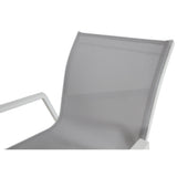 NNEDSZ Iberia 6pc Set Aluminium Outdoor Dining Table Chair White