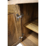 NNEDSZ Gloriosa Buffet Table 180cm 4 Door 5 Drawer Solid Mango Timber Wood - Honey Wash