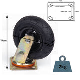 NNEDSZ 6 Inch Swivel Castor Caster Pneumatic Tyres Tyre Wheels Trolley Cart Wheelbarrow