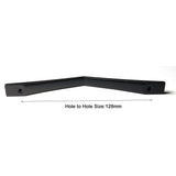 NNEDSZ 128MM Black Zinc Alloy Kitchen Nickel Door Cabinet Drawer Handle Pulls