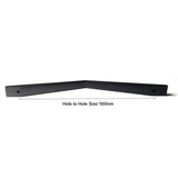 NNEDSZ 160MM Black Zinc Alloy Kitchen Nickel Door Cabinet Drawer Handle Pulls