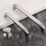 NNEDSZ Brushed ZINC Kitchen Door Cabinet Drawer Handle Pulls 96MM