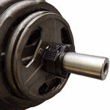 NNEDSZ 2Pcs 2in / 50mm Olympic Dumbbell Clamps Barbell Clamps Collars Clips Bar Plates Collar Clips Black