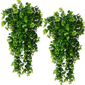NNEDSZ 2 Pack 76cm Artificial Eucalyptus Plants Fake Plants FauxHome Garden Window Office Wedding Decoration