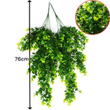 NNEDSZ 2 Pack 76cm Artificial Eucalyptus Plants Fake Plants FauxHome Garden Window Office Wedding Decoration
