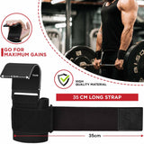 NNEDSZ Pair Weight Lifting Hooks Straps Grip Wrist Wrap Support Powerlifting Deadlift Pull Up