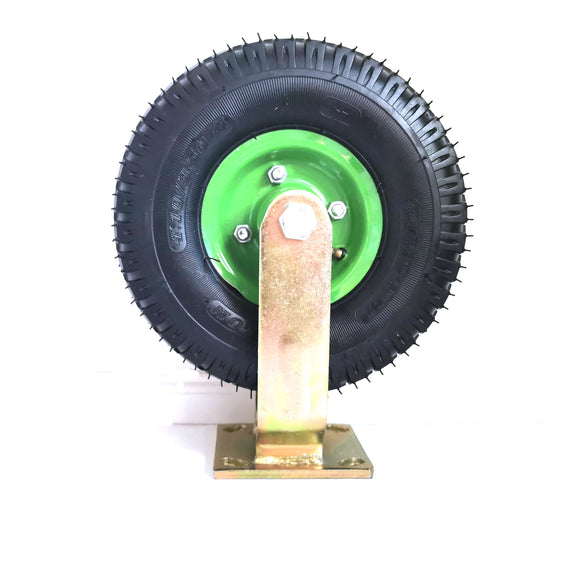 NNEDSZ 10Inch Fixed Castor Caster Pneumatic Tyres Tyre  Wheel Trolley Cart Wheelbarrow