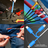 NNEDSZ 2m Polyolefin Shrink Tube 5/32" (4mm) 2:1 Ratio Heat Shrink Tubing Sleeving Wrap Shrinking