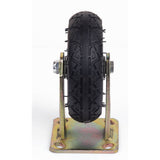 NNEDSZ 4x 6 Inch Castor Caster 2x swivel 2x fixed Pneumatic Tyres Wheels  Trolley Cart Wheelbarrow