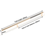 NNEDSZ Gold Solid Modern Design Furniture Kitchen Cabinet Handles Drawer Bar Handle Pull 256mm