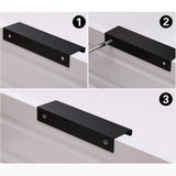 NNEDSZ Aluminum Kitchen Cabinet Bar Handles  Drawer Handle Pull black hole to hole 320mm