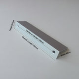 NNEDSZ Aluminum Kitchen Cabinet Bar Handles  Drawer Handle Pull white hole to hole 128mm