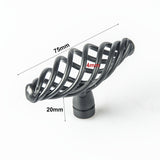 NNEDSZ Iron-nickel alloy Kitchen Door Cabinet Drawer Handle Pulls T bar