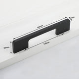 NNEDSZ Slim Design Kitchen Cabinet Handles Drawer Bar Handle Pull Black 128MM