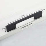NNEDSZ Slim Design Kitchen Cabinet Handles Drawer Bar Handle Pull Black 160MM
