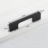 NNEDSZ Slim Design Kitchen Cabinet Handles Drawer Bar Handle Pull Black 96MM