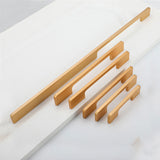NNEDSZ Slim Design Kitchen Cabinet Handles Drawer Bar Handle Pull Gold 128MM