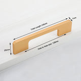 NNEDSZ Slim Design Kitchen Cabinet Handles Drawer Bar Handle Pull Gold 128MM