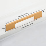 NNEDSZ Slim Design Kitchen Cabinet Handles Drawer Bar Handle Pull Gold 160MM