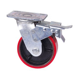 NNEDSZ 5 inch Industrial 500KG Caster Wheels Swivel with Brake Locking Casters Castor Wheels Cart Furniture Workbench