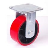 NNEDSZ 5 inch Industrial 500KG Caster Wheels Fixed Casters Castor Wheels Cart Furniture Workbench